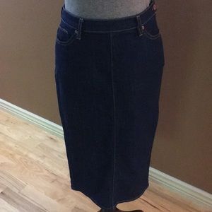 DITTOS Midi Jean Skirt EUC